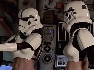 Parody - two Storm Troopers love some Wookie boner